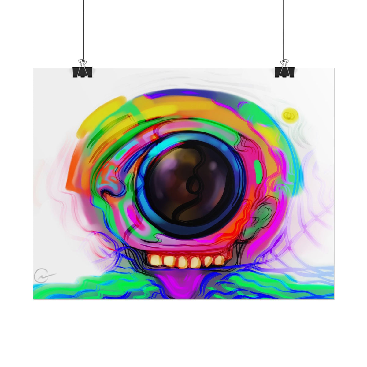“1” - 13 x 10 Matte Poster