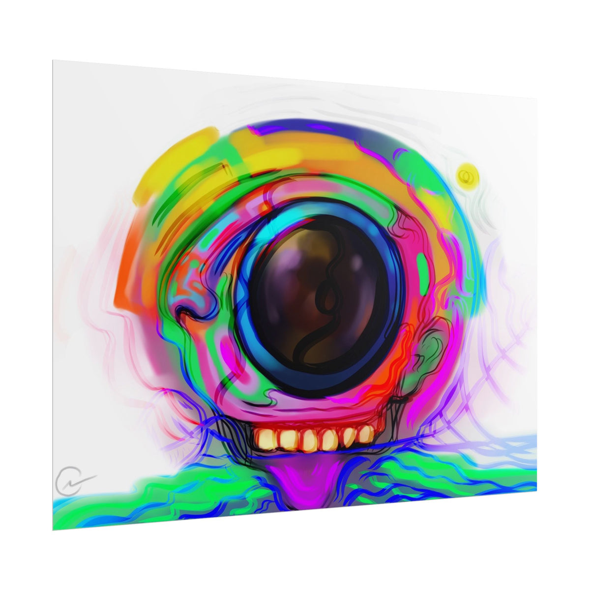 “1” - 16” x 12” Matte Poster